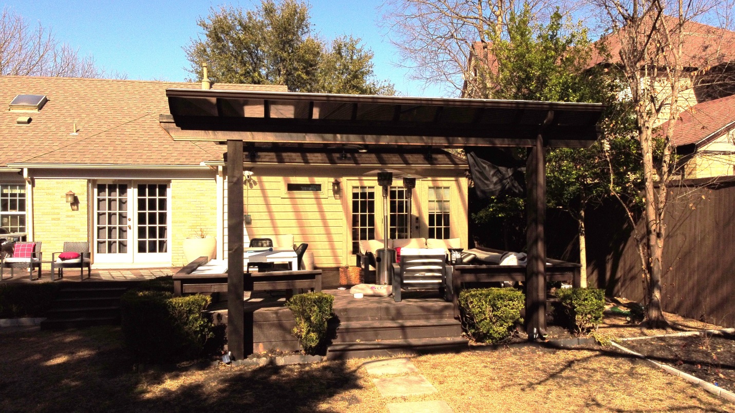 cedar pergola