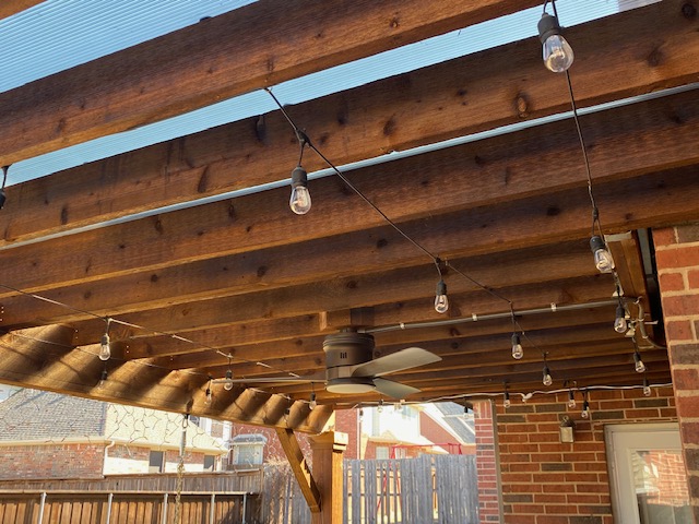 cedar pergola