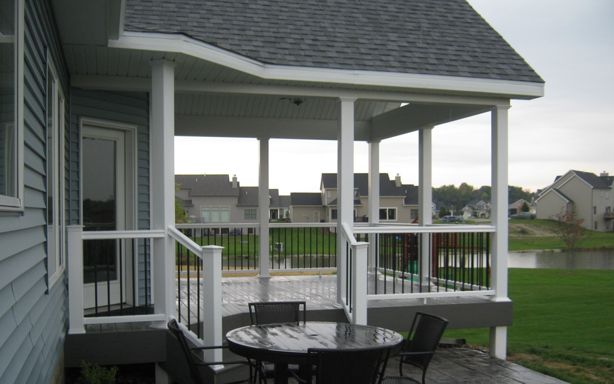 raised porch