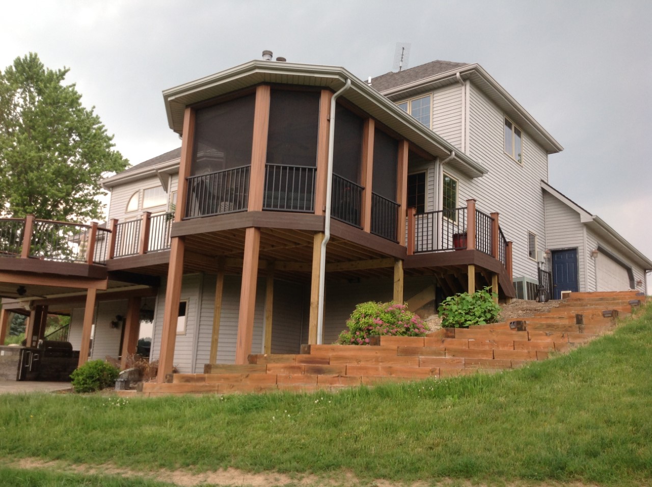 raised screened porch