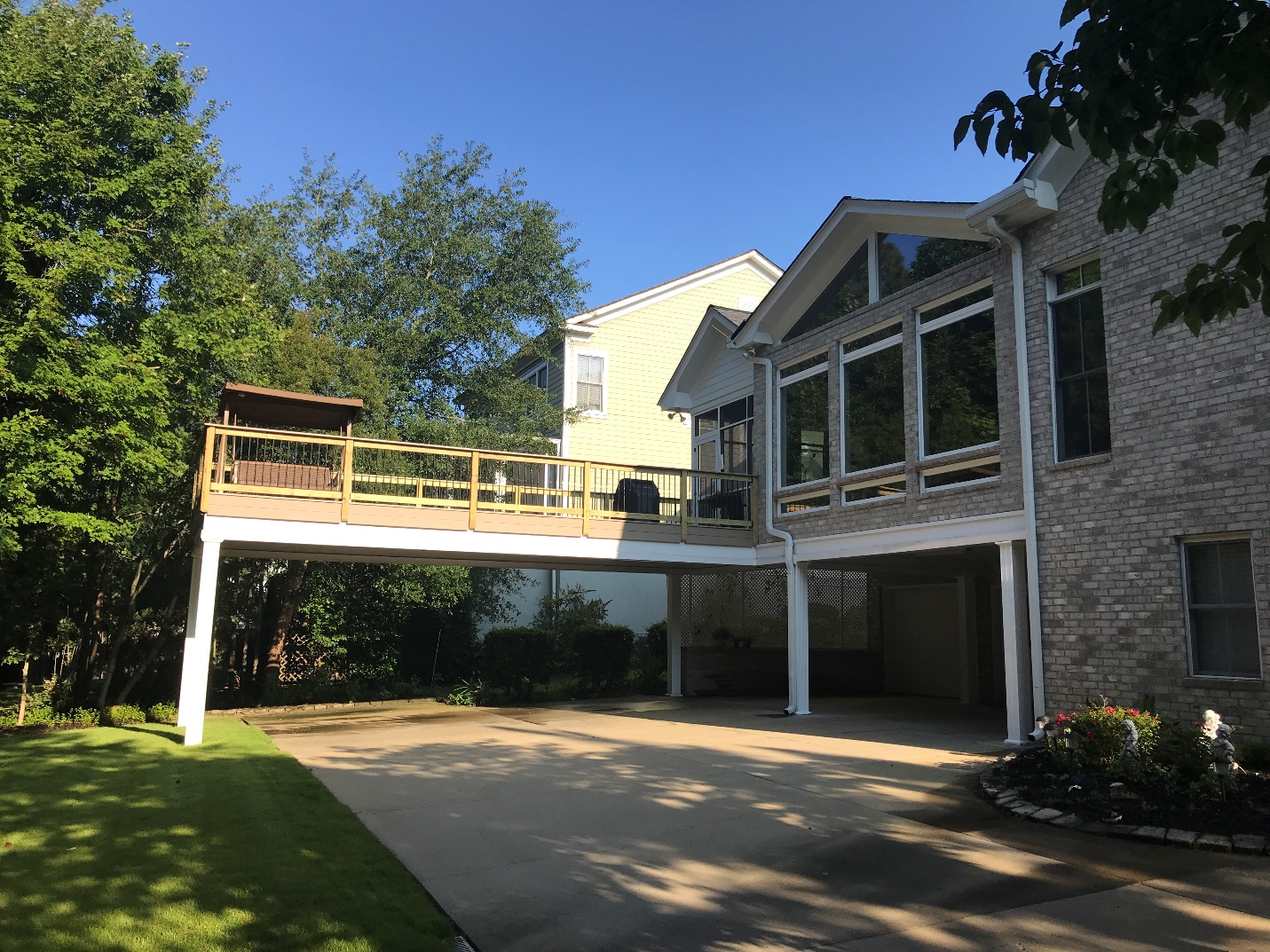 elevated deck