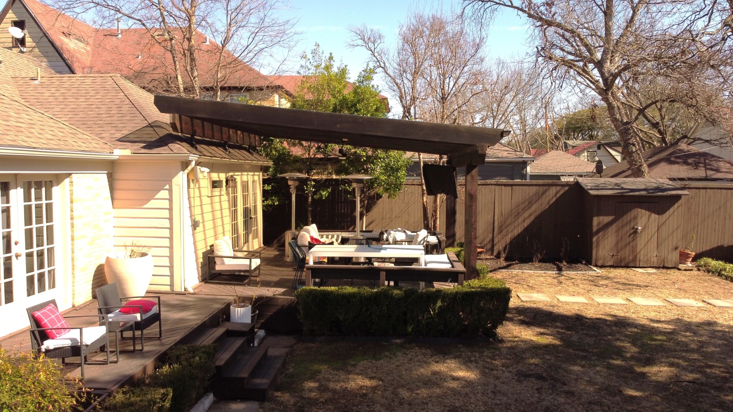 cedar pergola