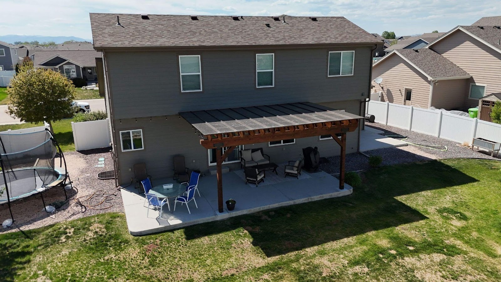Covered pergola in Wellington
