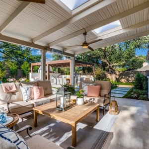 Take relaxtion to a new level with an open porch