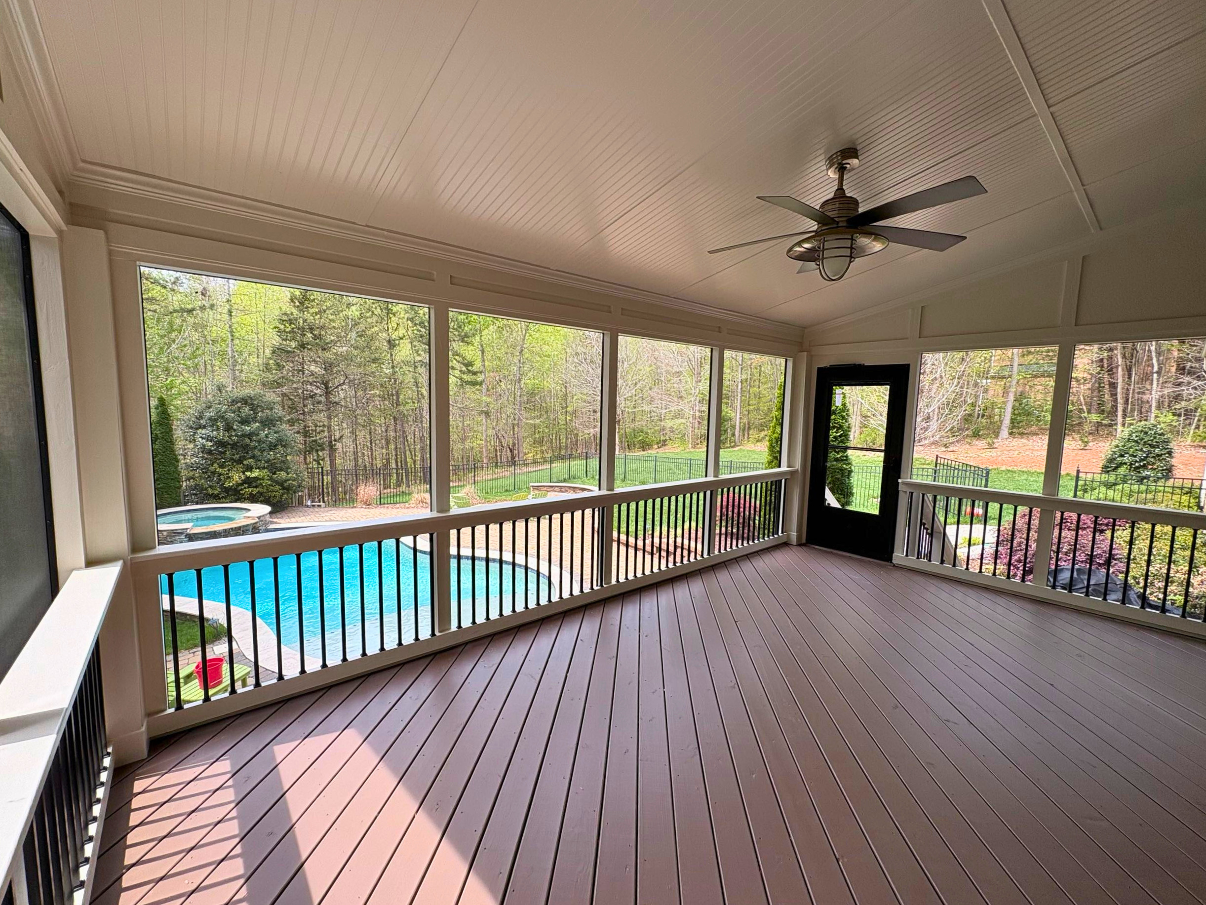 Custom Screened Porch in Davidson, NC 28036.