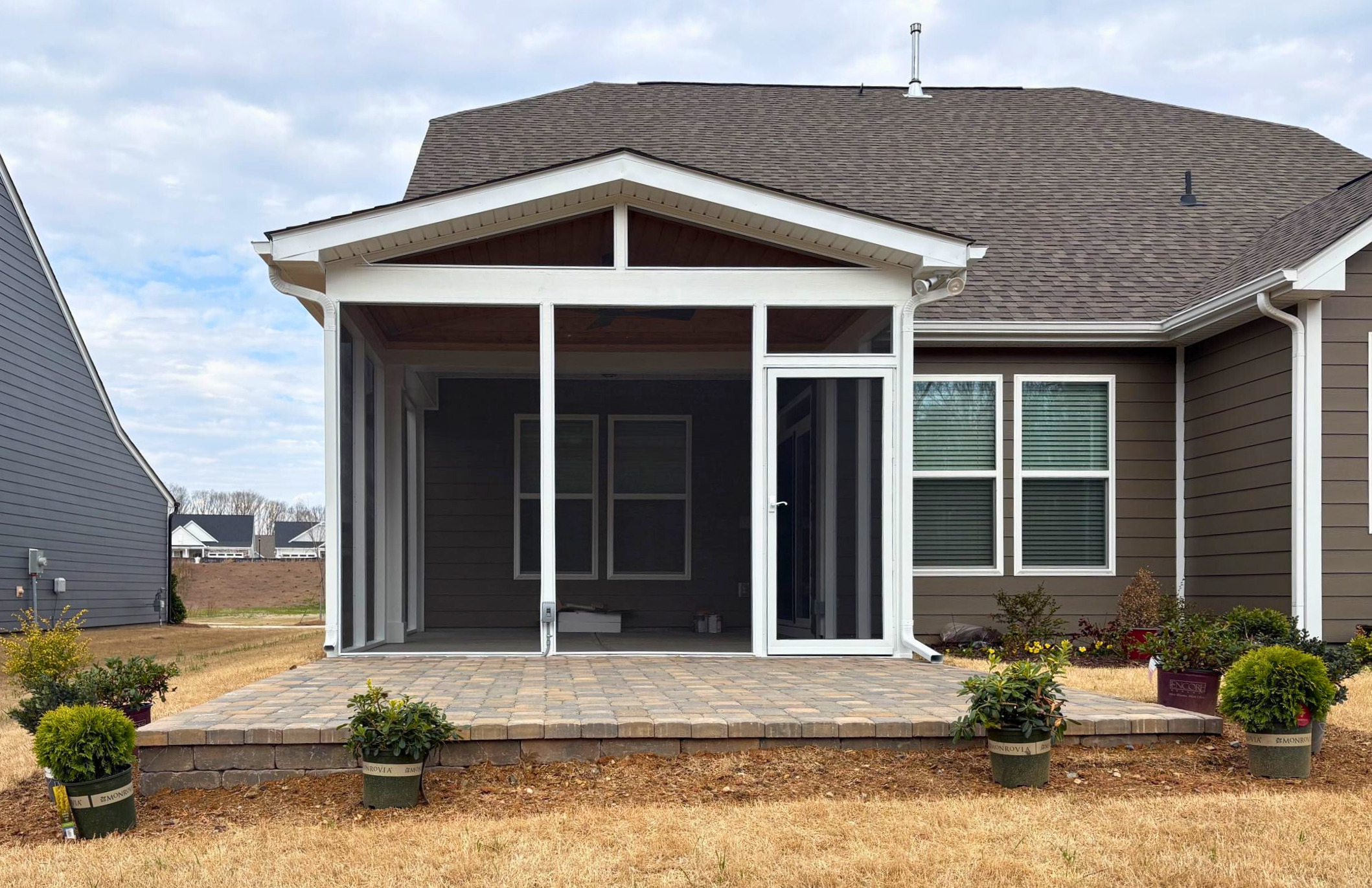 Indian Trail North Carolina Archadeck Screened Porch.