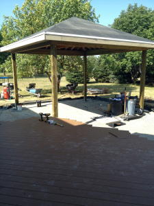 Covered patio