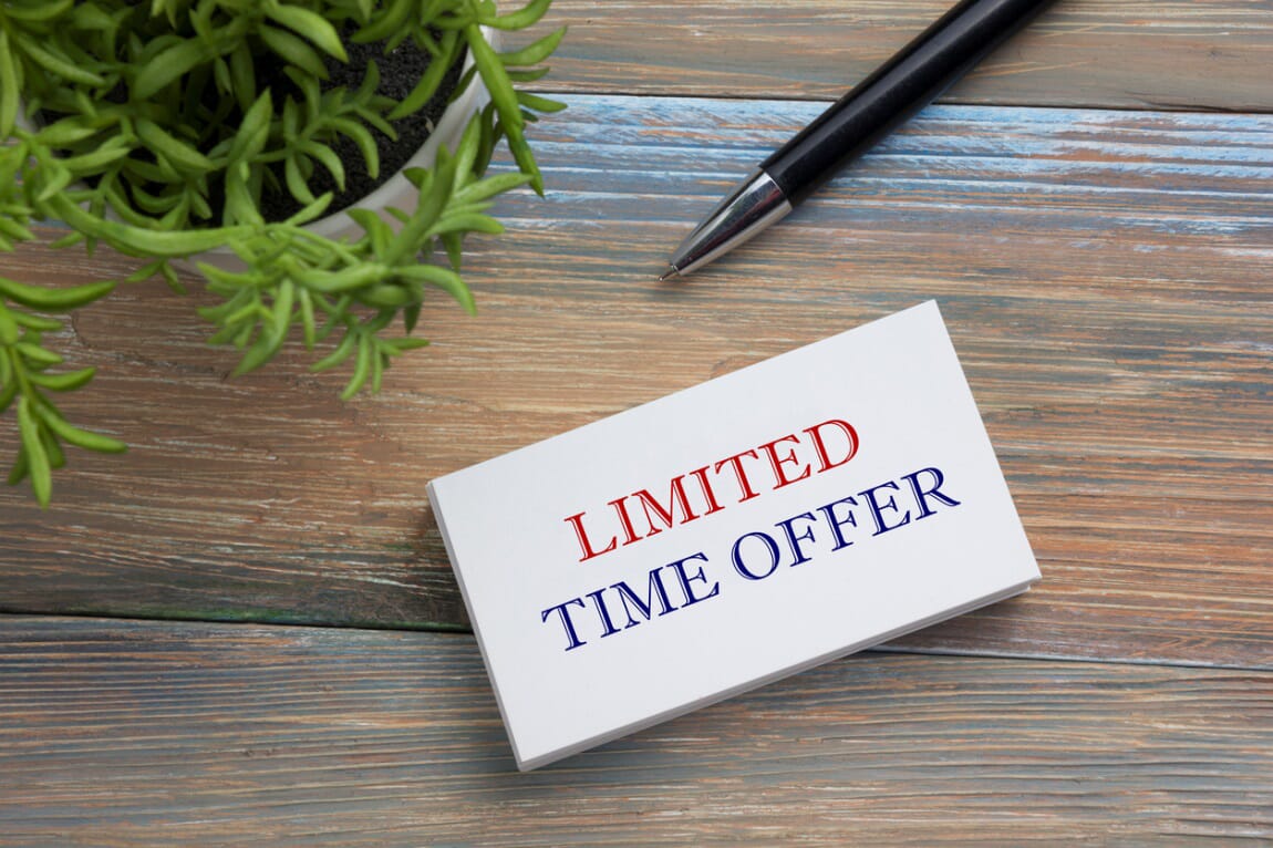 limited time offer