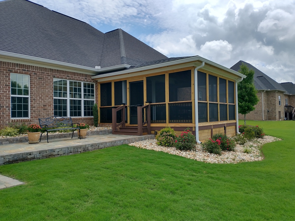 Bonaire GA deck to screened porch conversions.