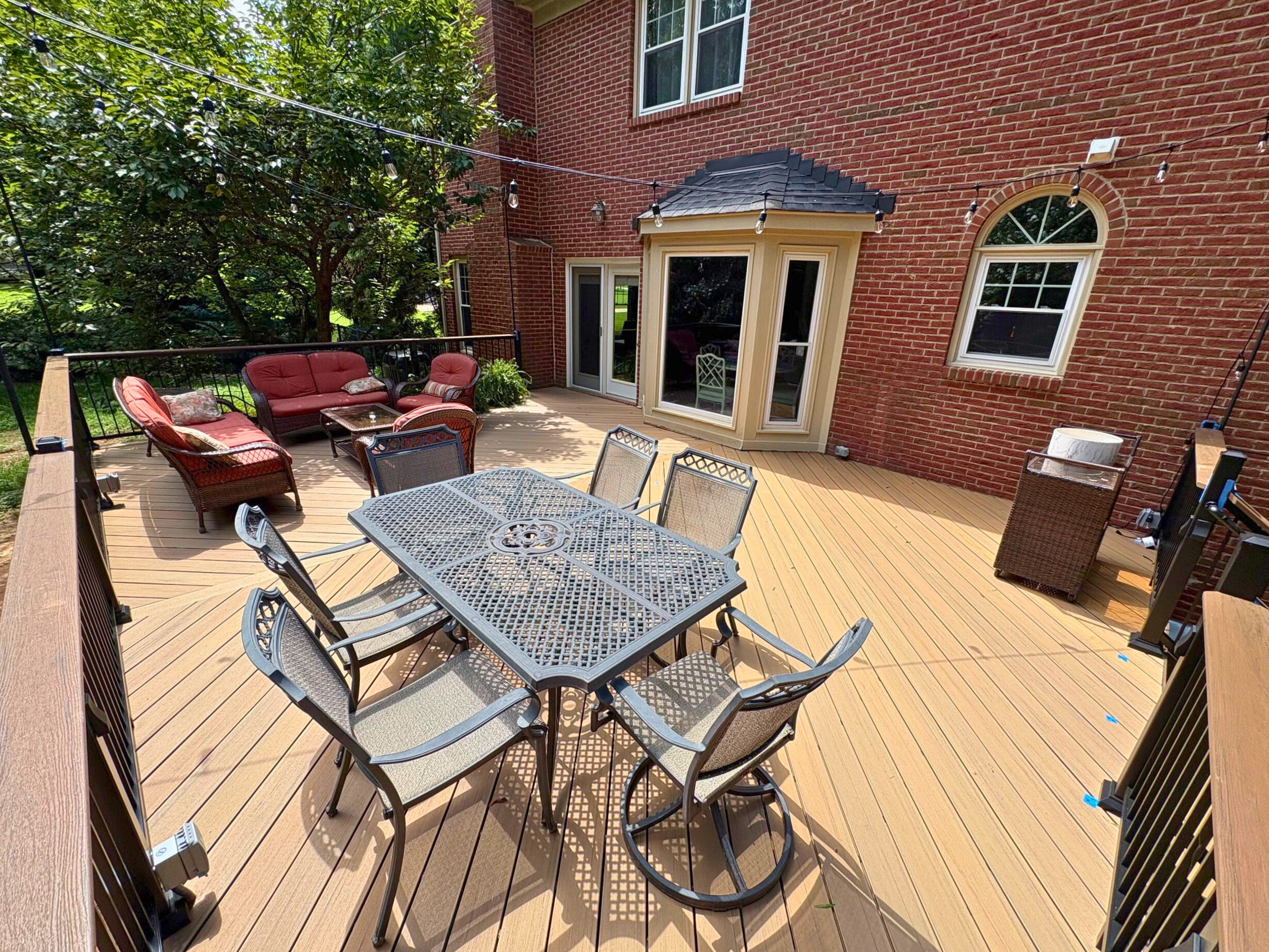 Timbertech deck built by Cornelius deck builder Archadeck.