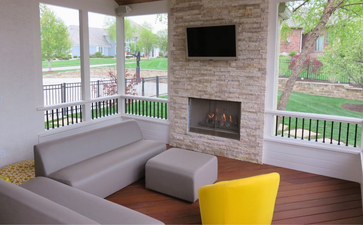 Ipe screened porch builders Kansas City
