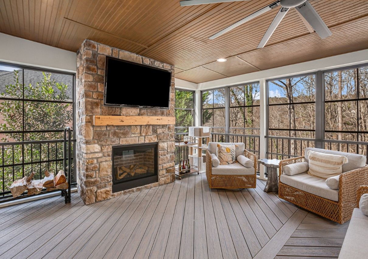Lexington porch contractors near me, 3 season porch designs