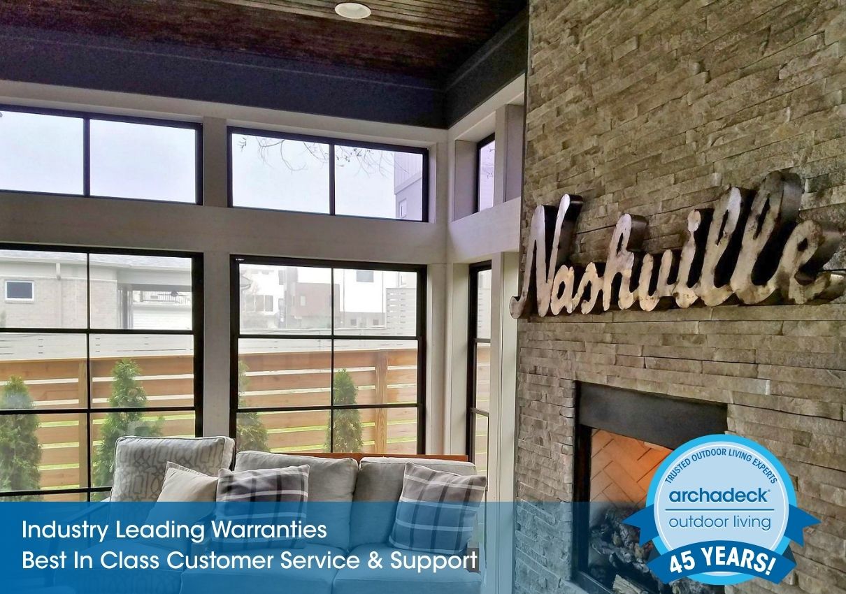 Nashville screened in porches with windows