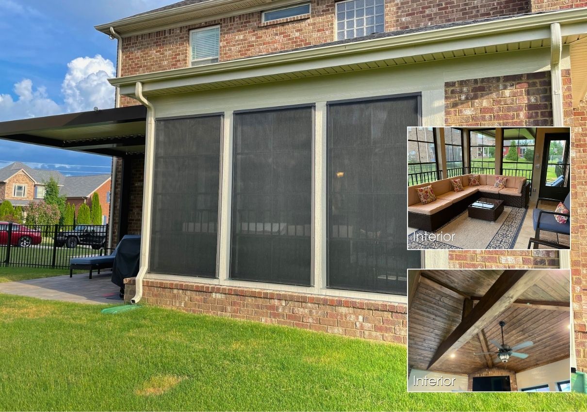screened in porches with windows in Nashville