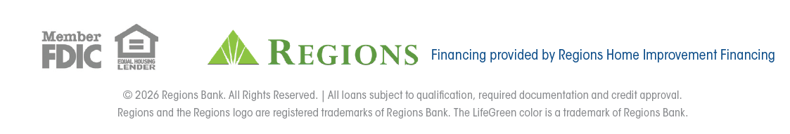 Archadeck of Chicagoland financing with Regions home Improvement financing.