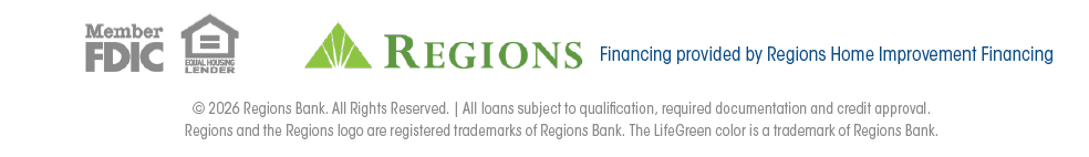 Regions financing options with Archadeck of Chicagoland.