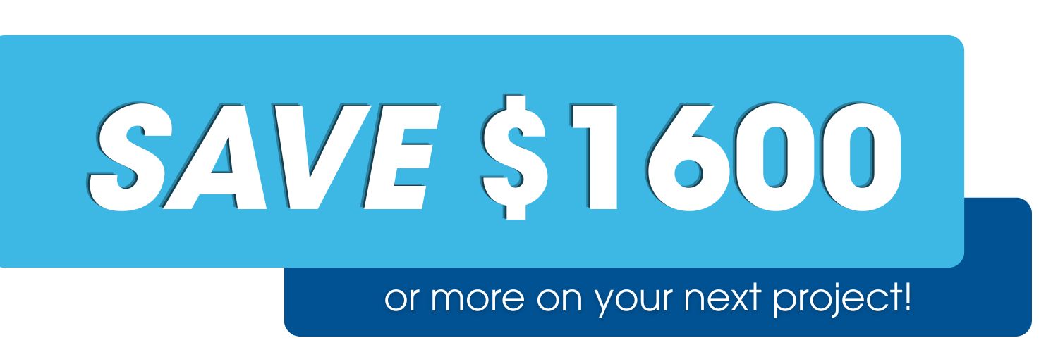 Archadeck promotion. Save $1600 or more on your next project.