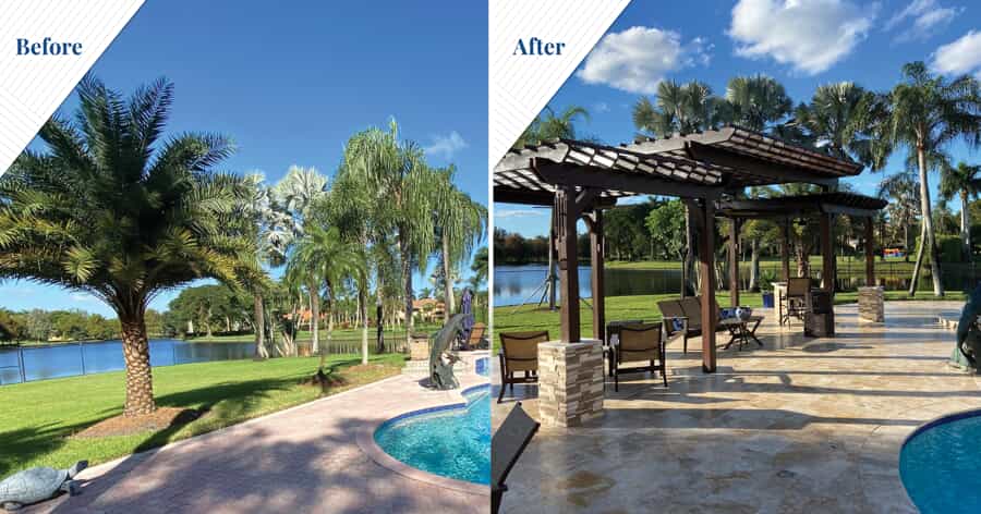 Pool patio