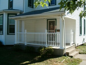 redecking front porch after photo