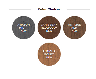 TimberTech Tropical Collection Colors