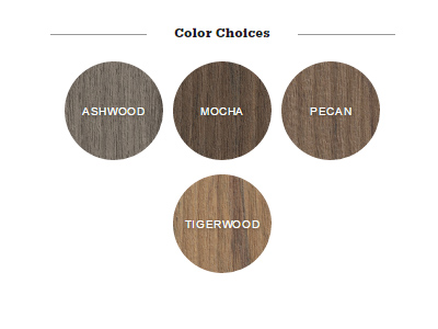 Timbertech Legacy colors