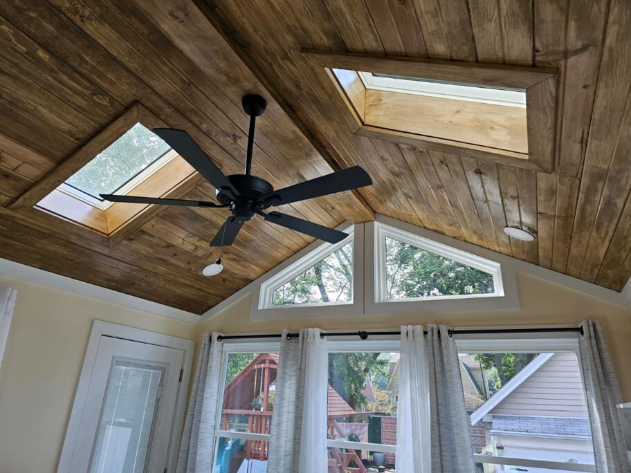roof of 3 season room