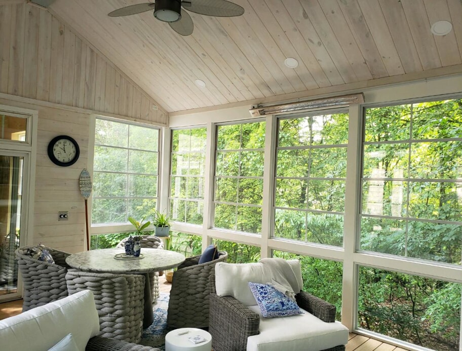 new custom 3 season room