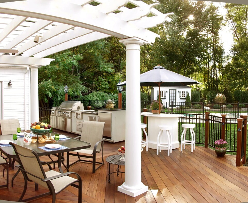 professionally built new deck