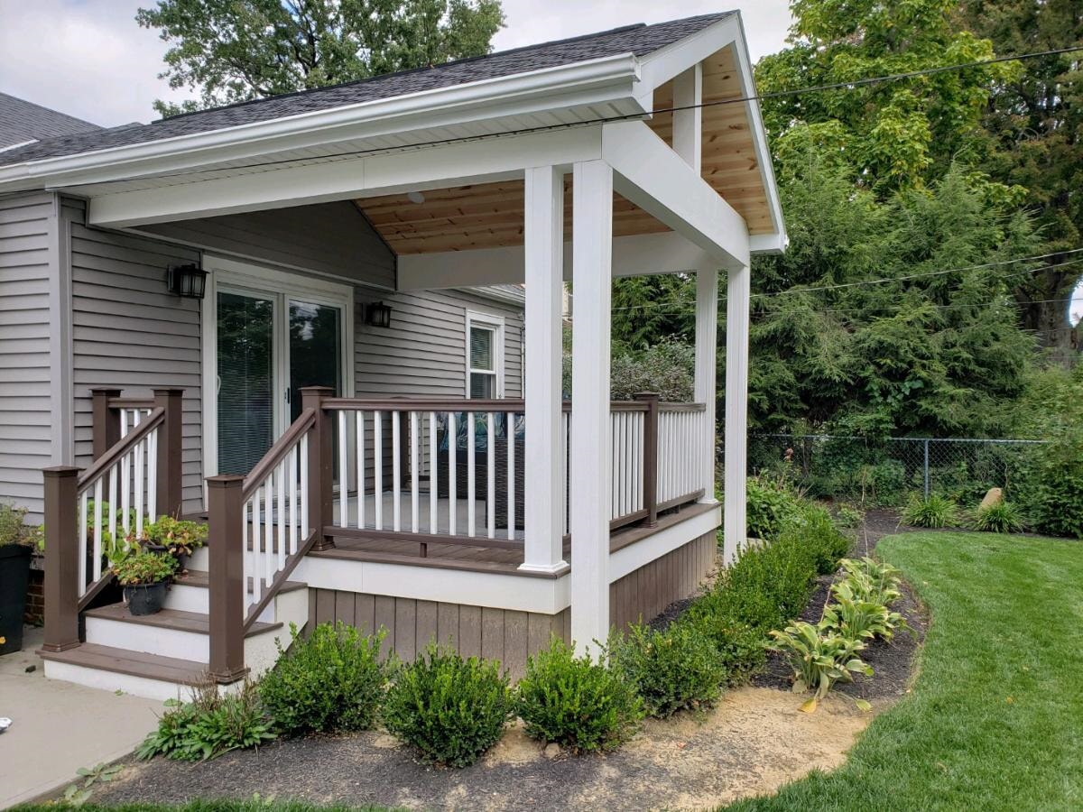 new porch build in Uniontown