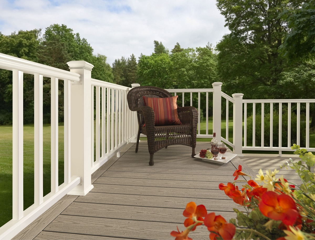 deck with chair