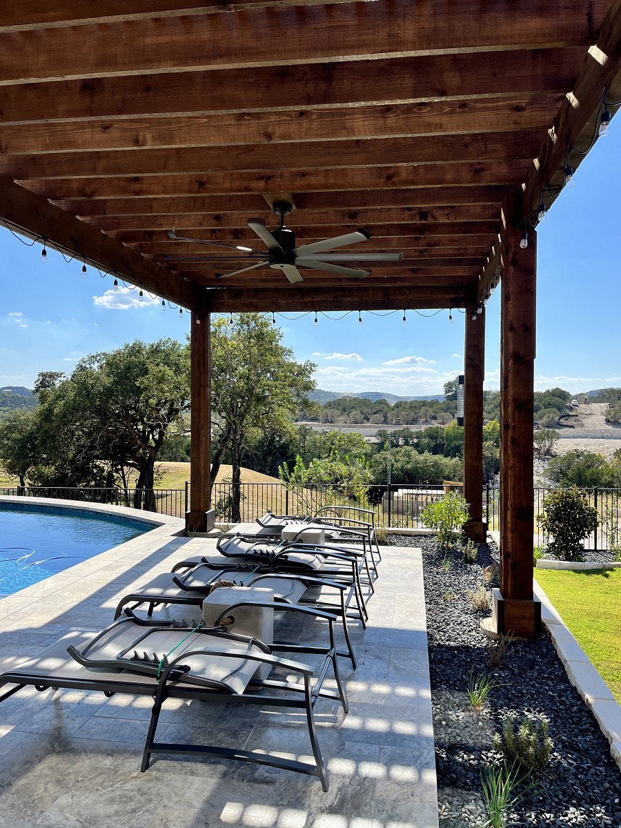 Hill Country TX pergola builders
