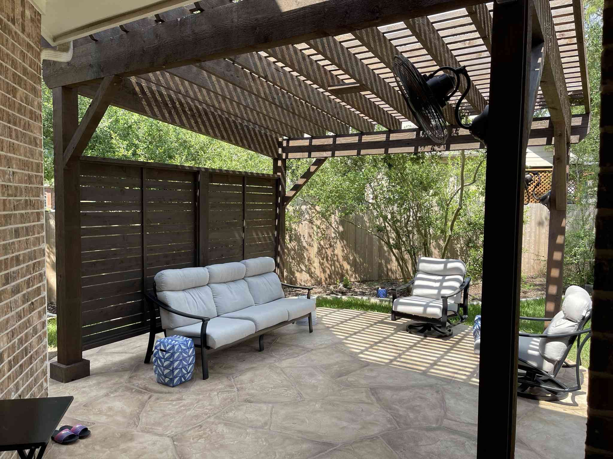 avery ranch patio and pergola