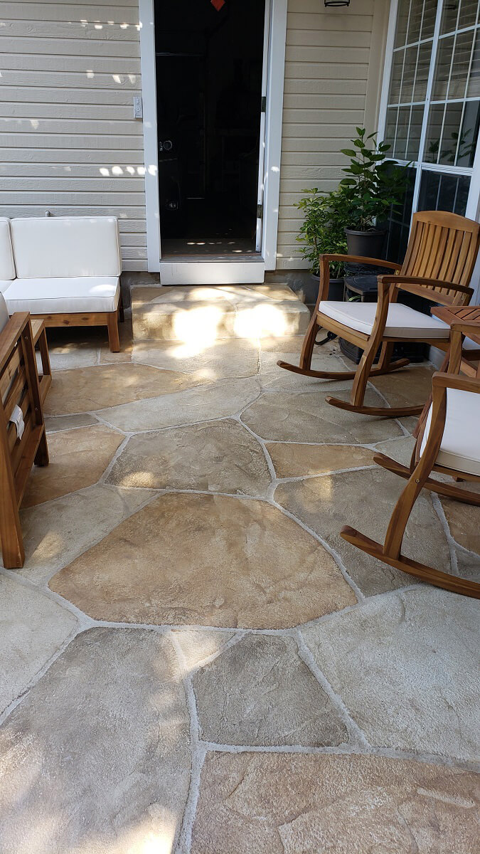 The new patio adds tons of ambiance and function