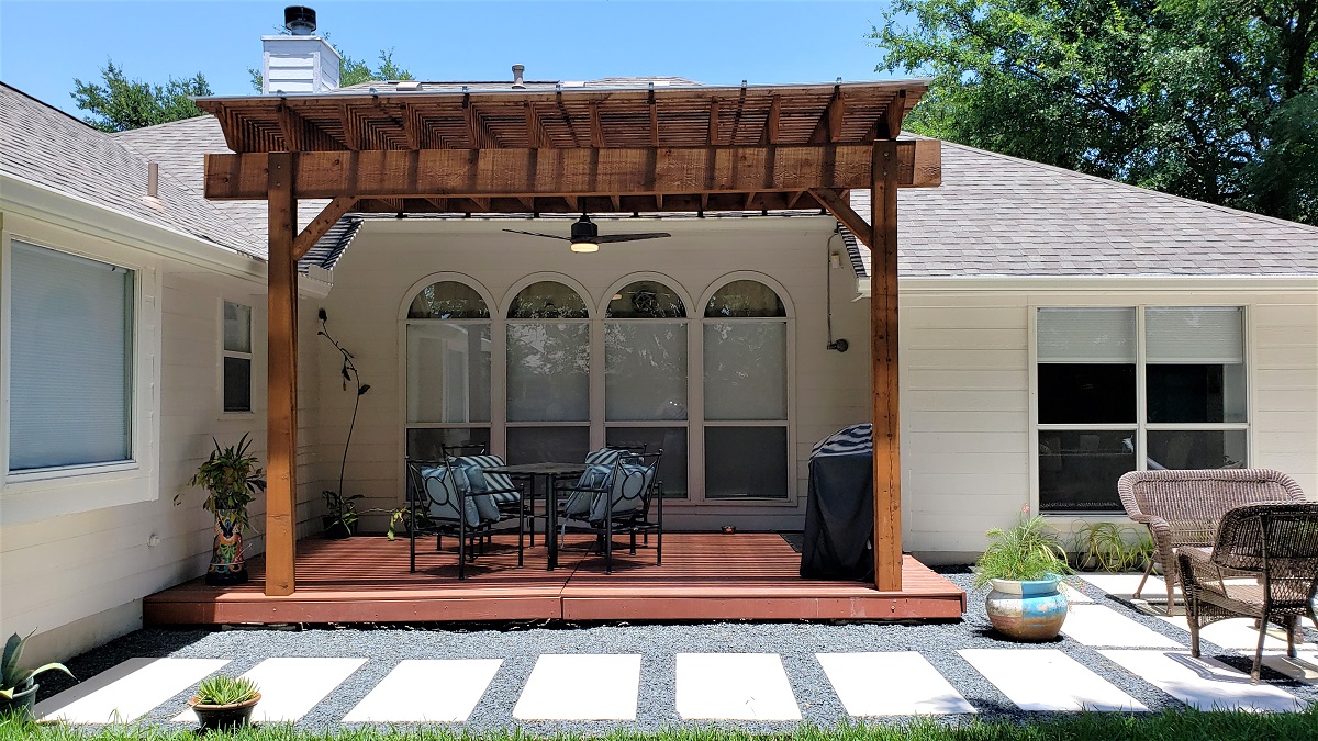 outdoor pergola