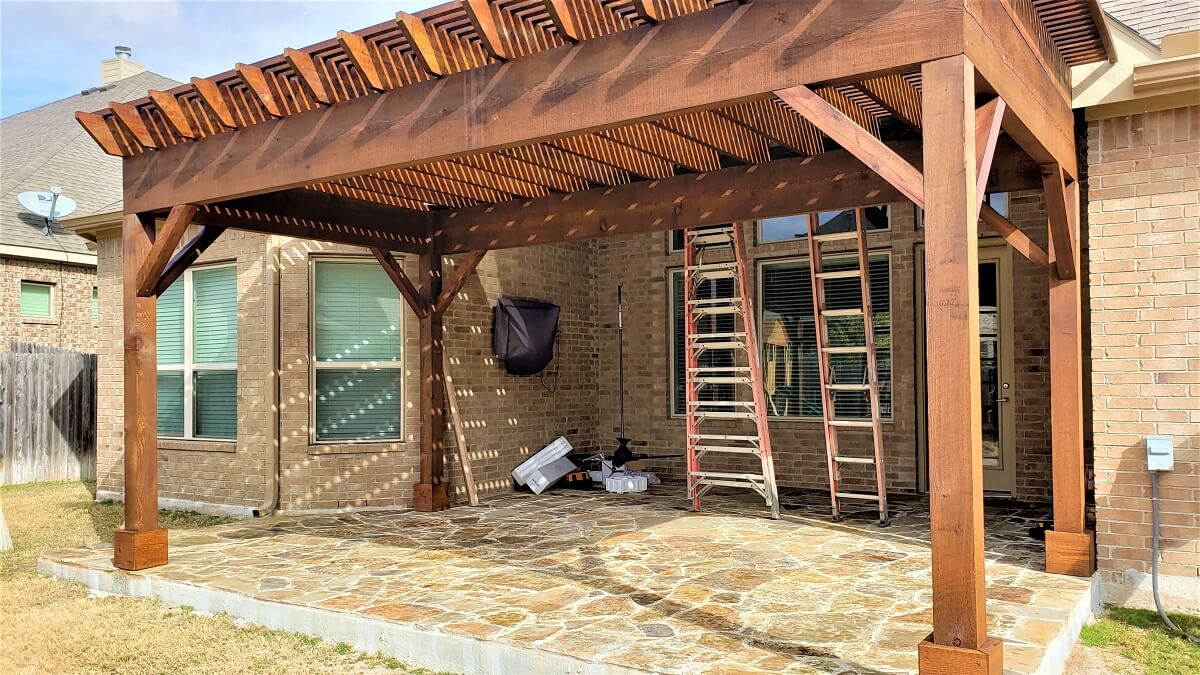 New Cedar Pergola