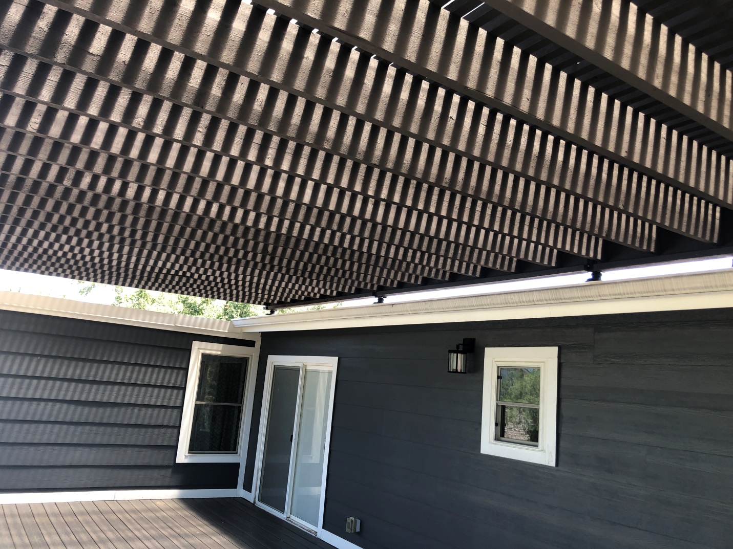 topgal polycarbonate cover over pergola