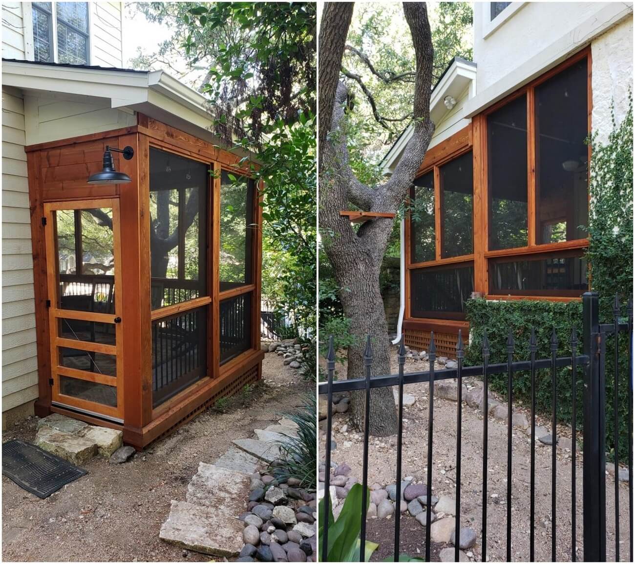 screened porch exterior