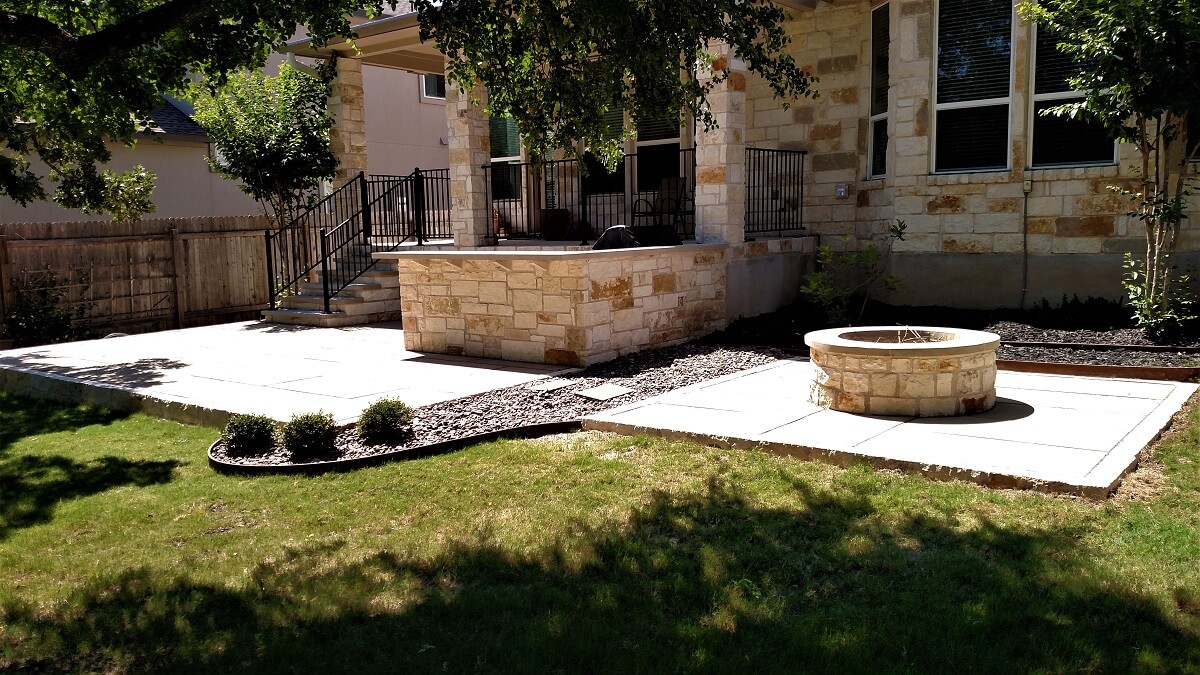 Circle-C-Ranch-outdoor-living-bliss backyard porch with fire pit