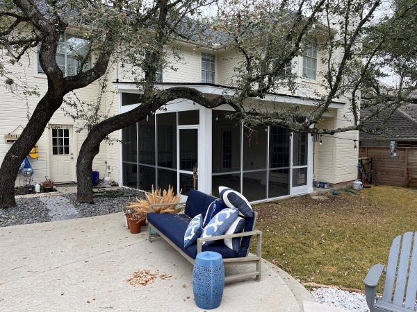 Custom Screened Porch builder Austin TX