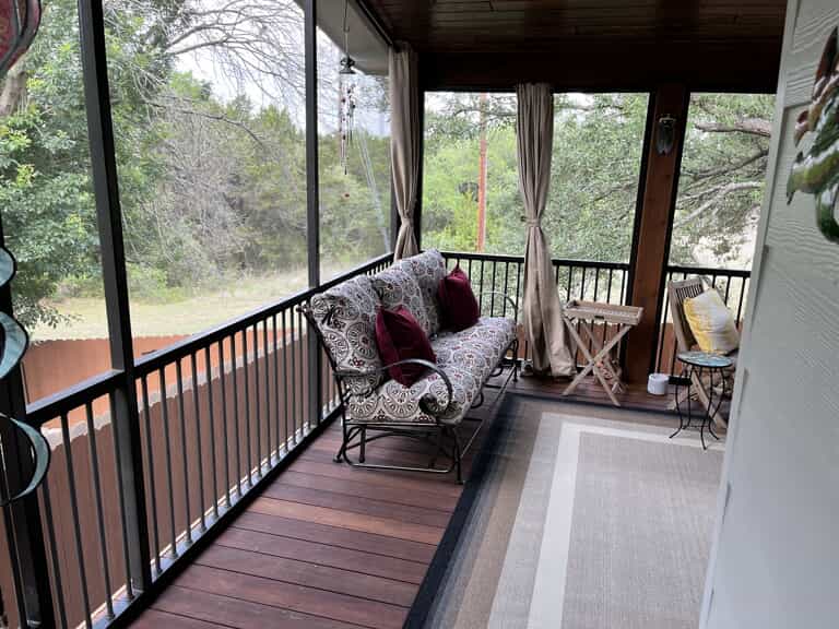 porch after Archadeck of Austin
