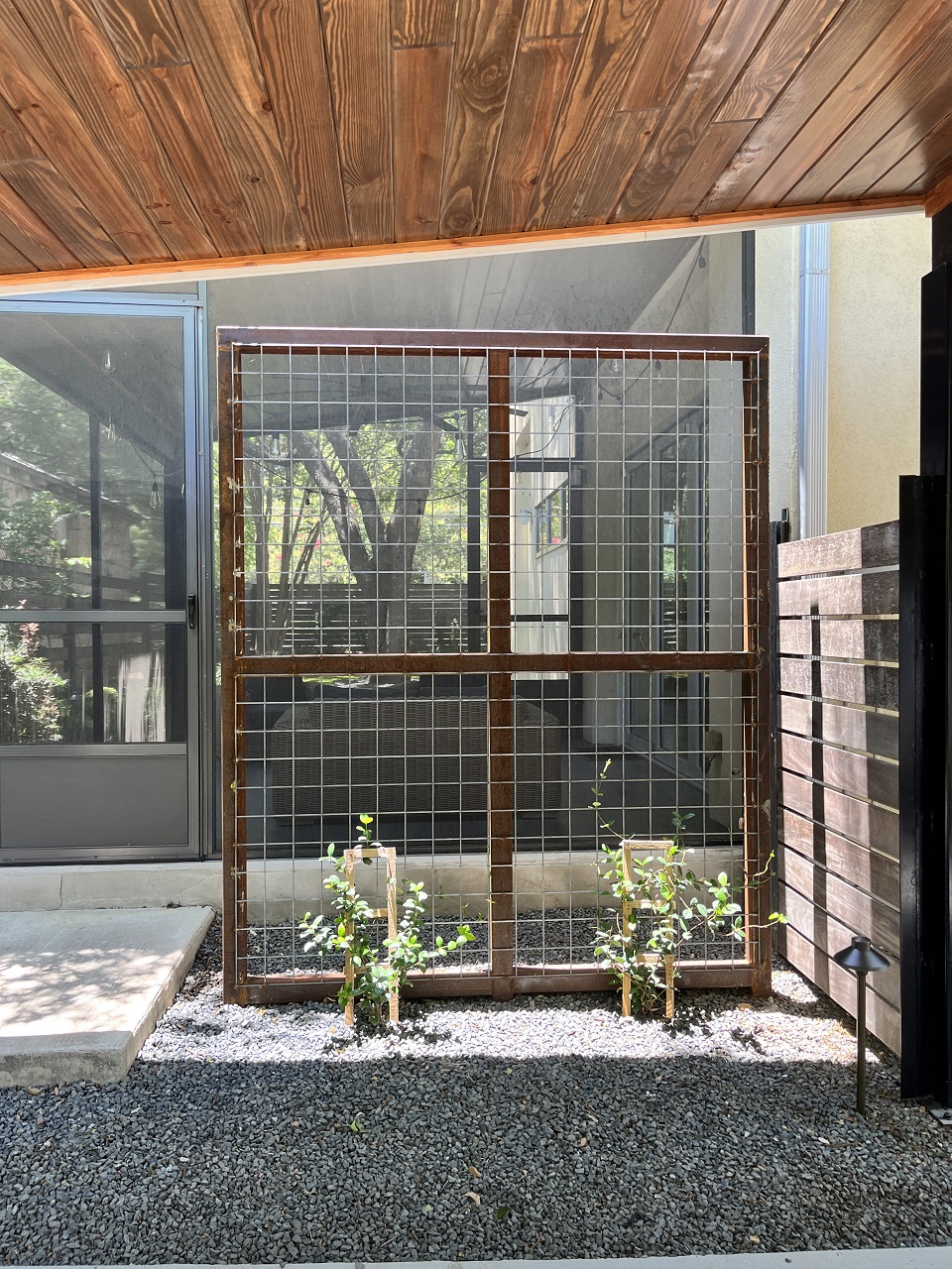 custom trellis in zilker park by archadeck of austin