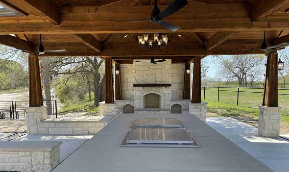 georgetown award winning custom pavilion interior 