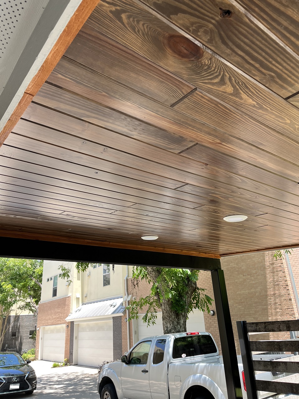 interior of covered patio in zilker park