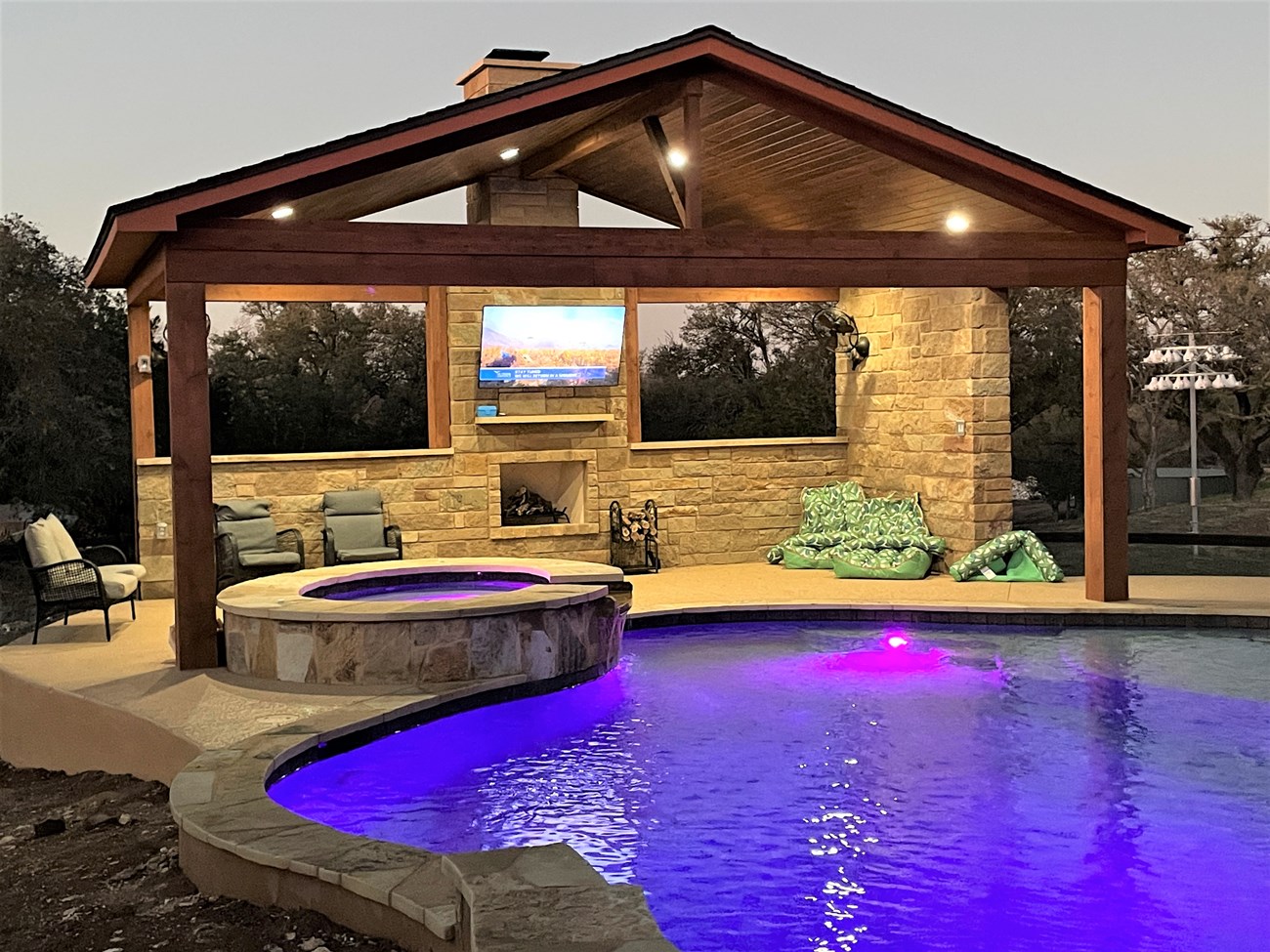 Leander TX Pool Pavilion Designer and Builder