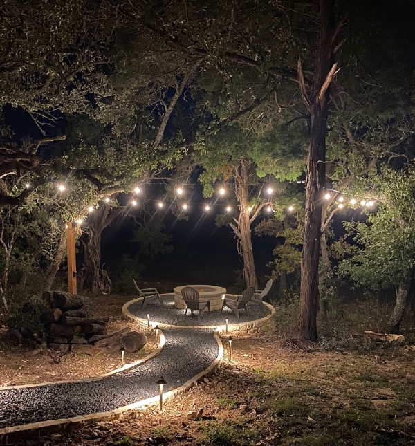 Outdoor Woodland Oasis Leander TX