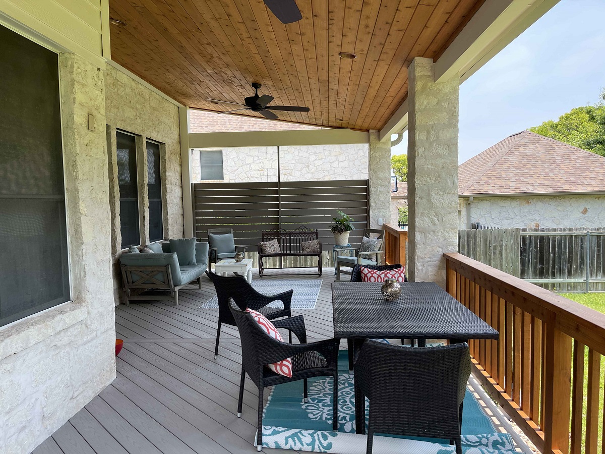 covered porch interior