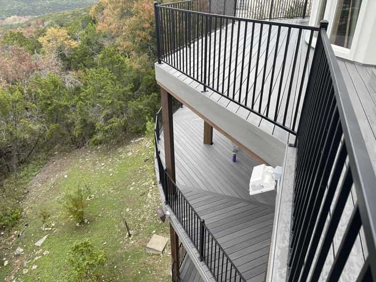top level low maintenance deck