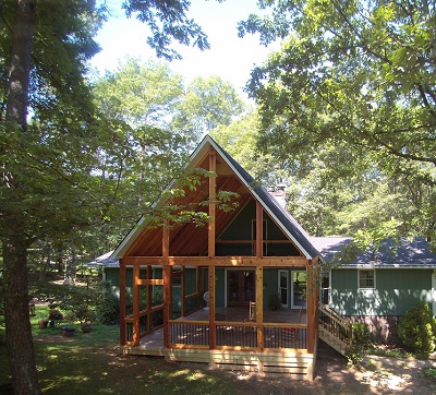 rustic porch