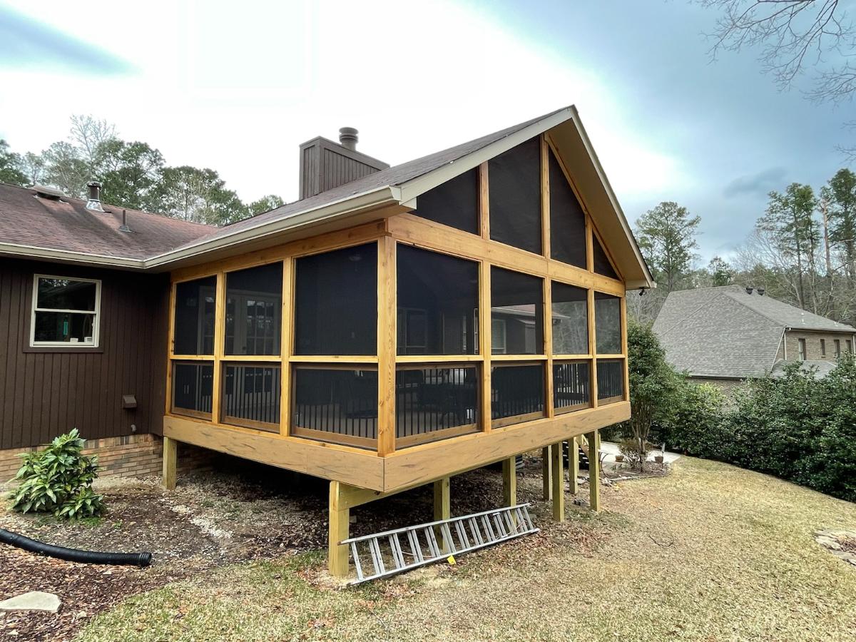 north shelby county deck and porch combination