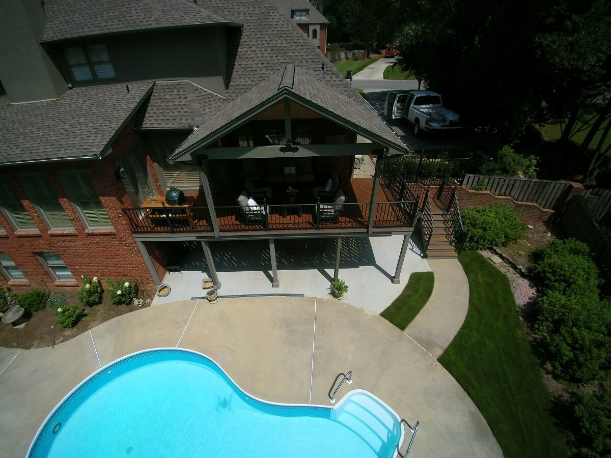 poolside deck